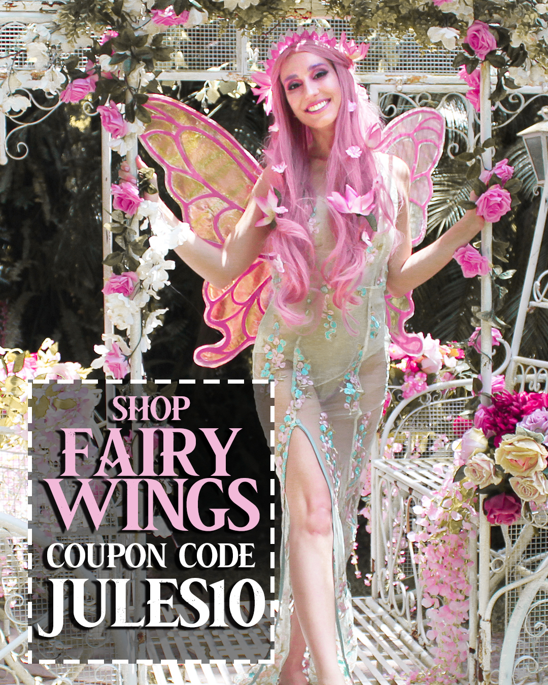 Fairy Wings Coupon code for 10% discount at Once Upon a Fairy Dream: JULES10
