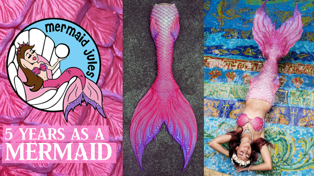 I can't believe I've been a mermaid for 5 years now! This whole experience has been as transformative as you can imagine! 😉 I poured my heart into this video; it contains some of my favorite mermaid memories, including parties, festivals, photoshoots, collabs, and even some never-before-shared clips of my original Finfolk Productions custom silicone tail unboxing! 📦