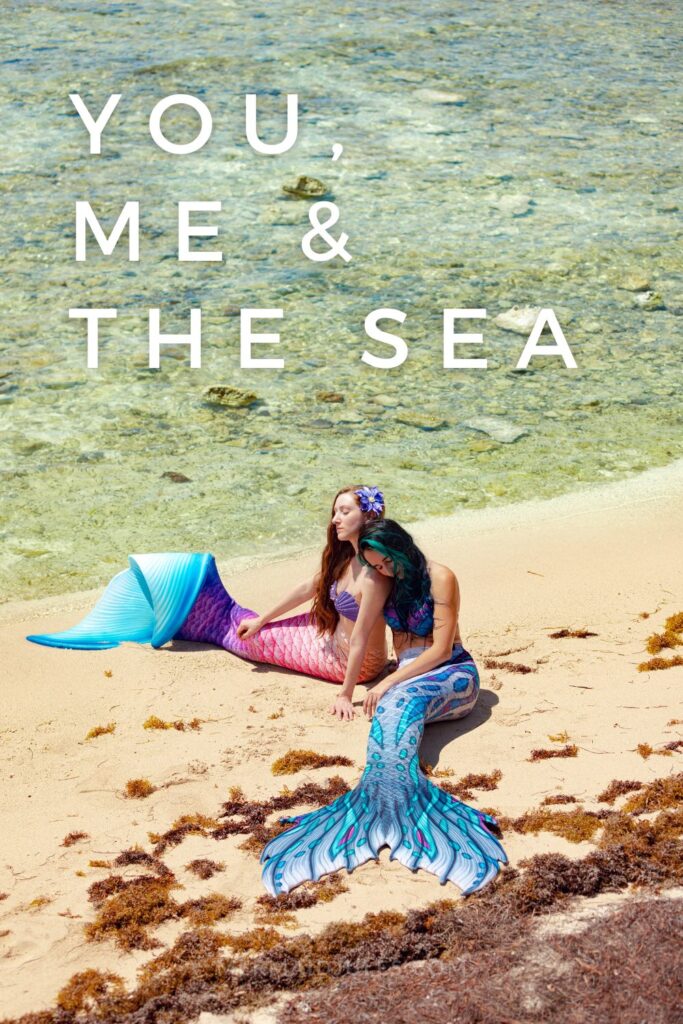 Mermaid Ocean Captions "You, me & the Sea"