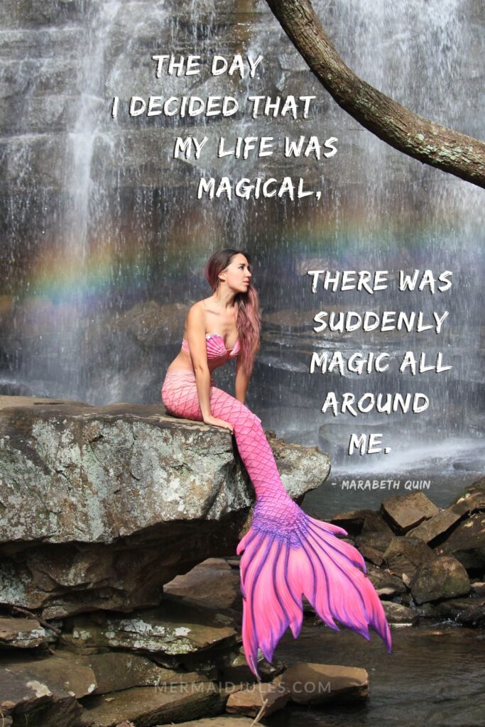 The day I decided that life was magical, there was suddenly magic all around me. - Marabeth Quin - Magic quotes for instagram