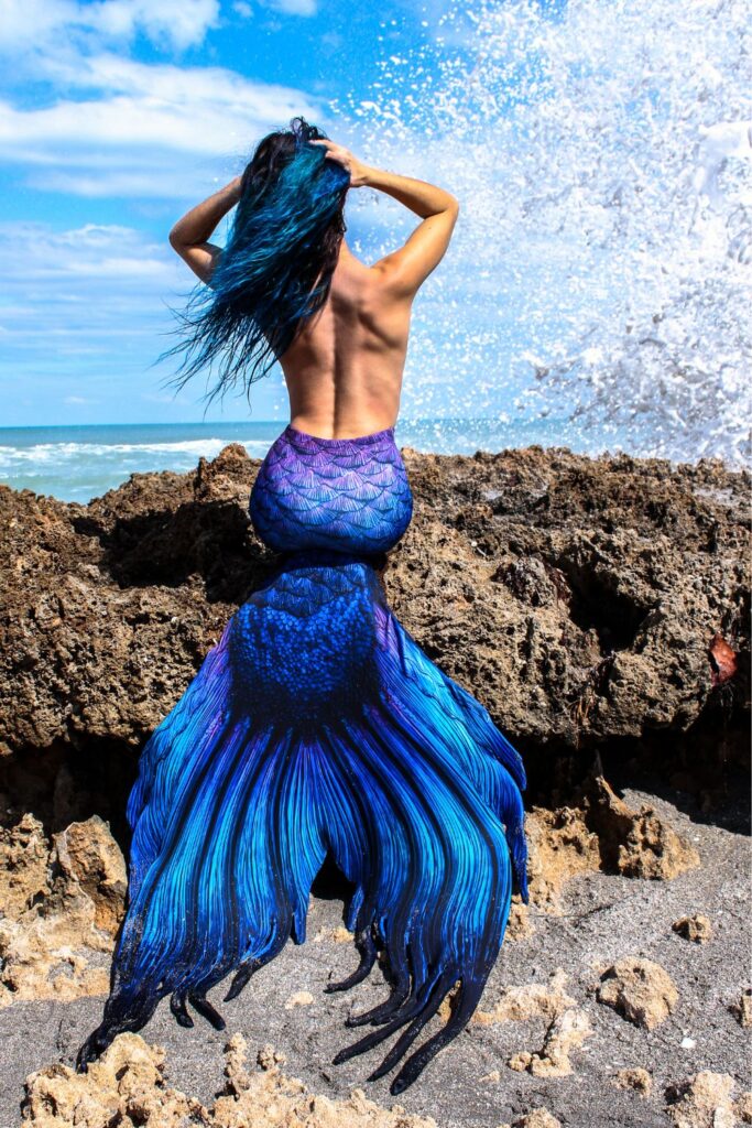blue mermaid hair color