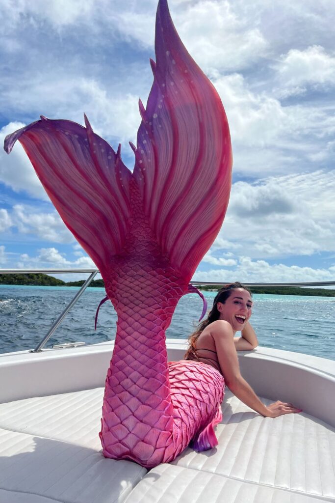 purple silicone mermaid tails