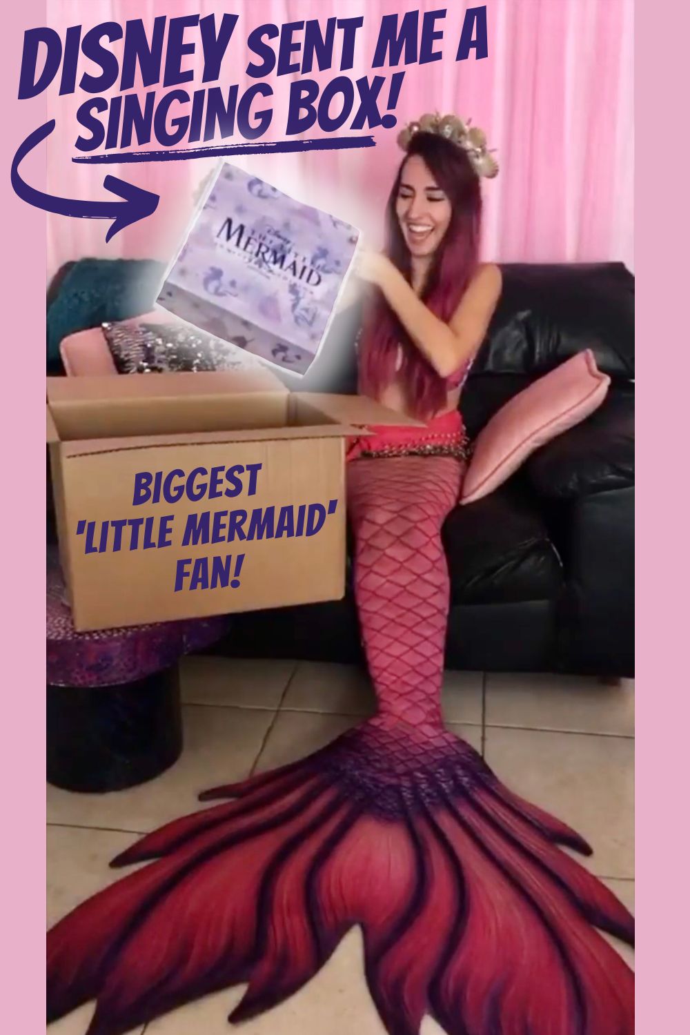 Disney sent me a singing box - The Little Mermaid Live unboxing video!