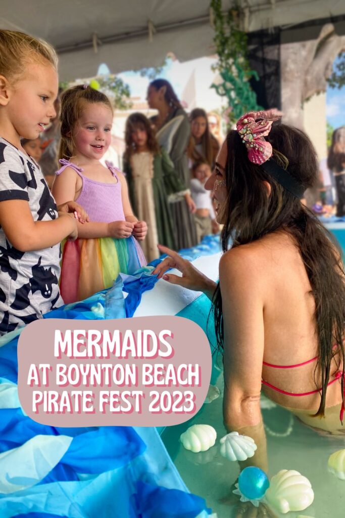 Mermaid Jules at Boynton Beach Pirate Fest 2023