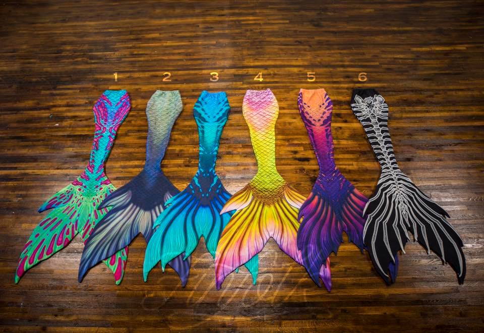 Finfolk Productions Fall Fabric Mermaid Tail Collection Siren sale