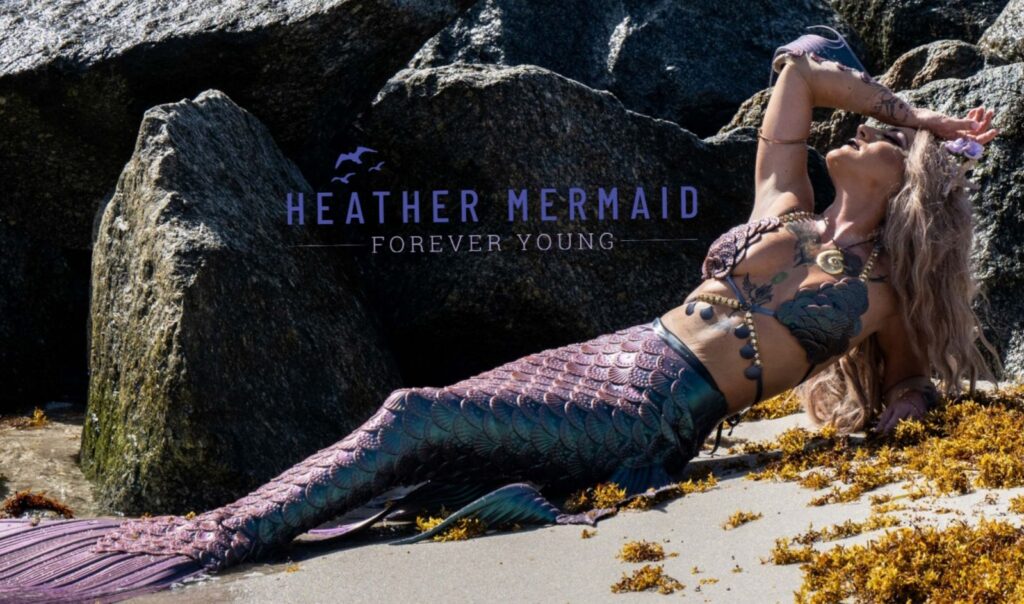 Meet Mermaid Jules' friend: Heather Mermaid at the Boynton Beach Pirate Fest!